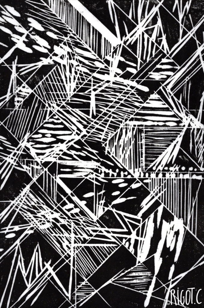 Abstrait Bois S6 format A4