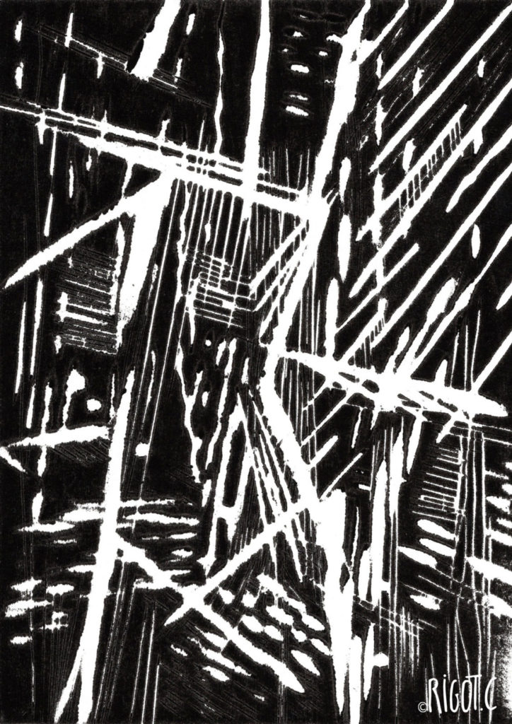 Abstrait Bois S7 format A5