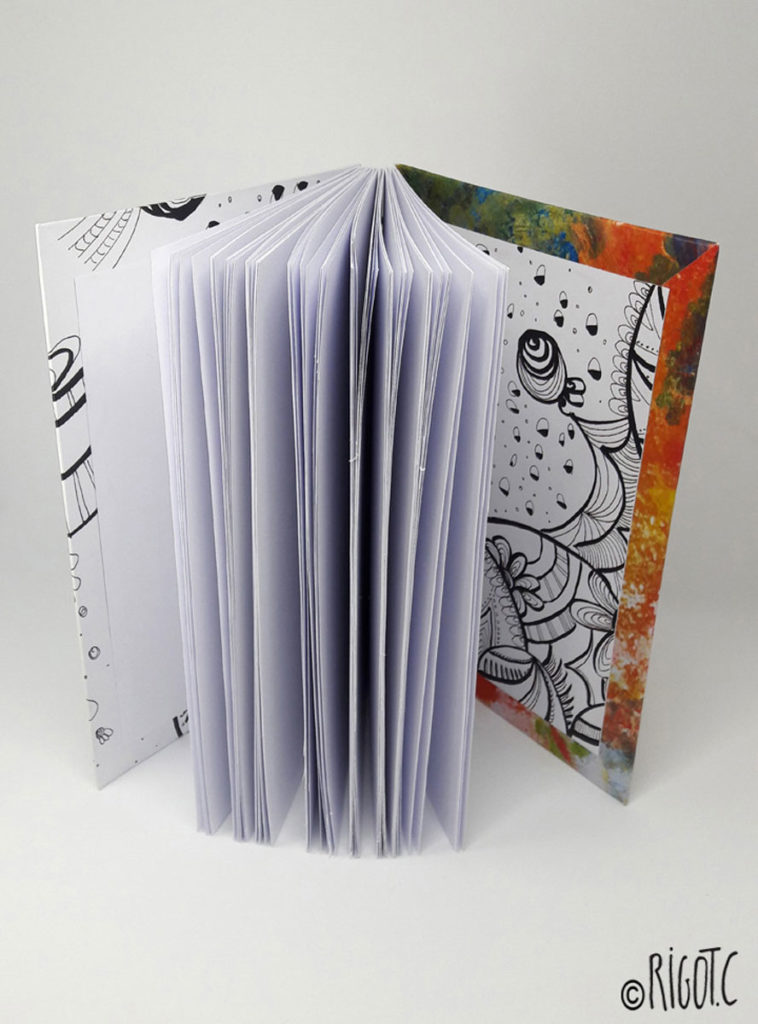 Carnet reliure cousue format A5