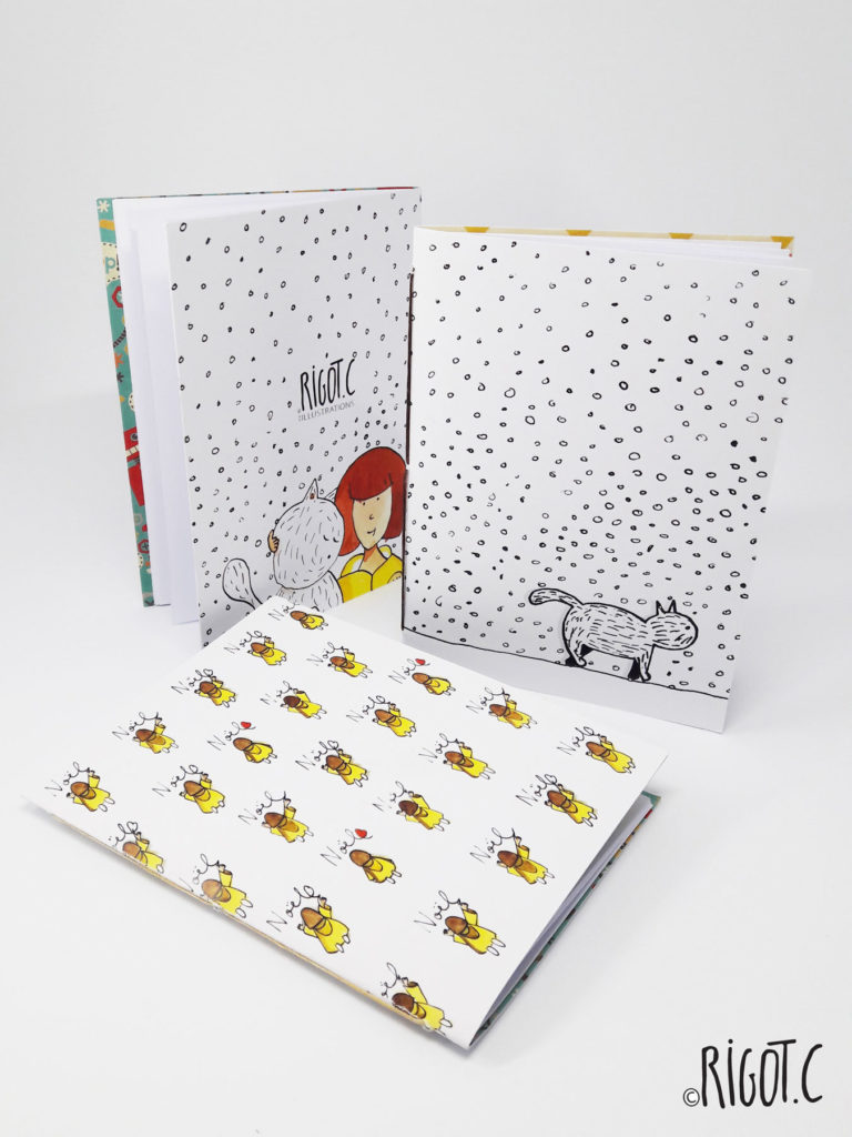 Carnets reliures cousues format A6