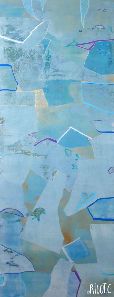 Fonte des neiges 120x40cm