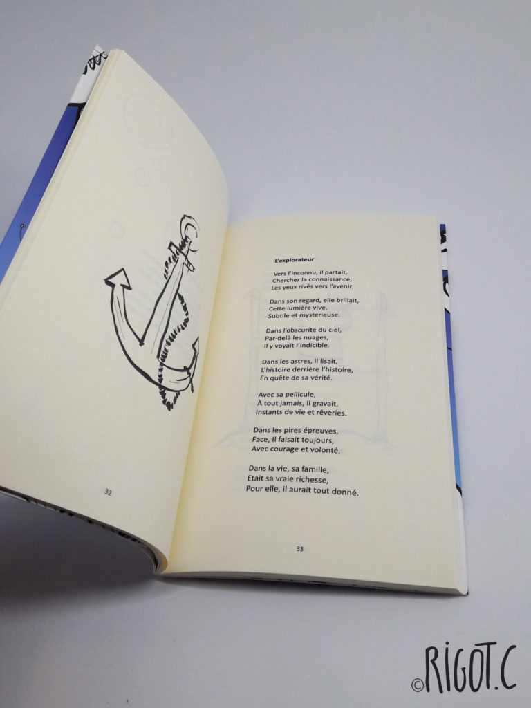 Recueil de poèmes zoom 22x18cm